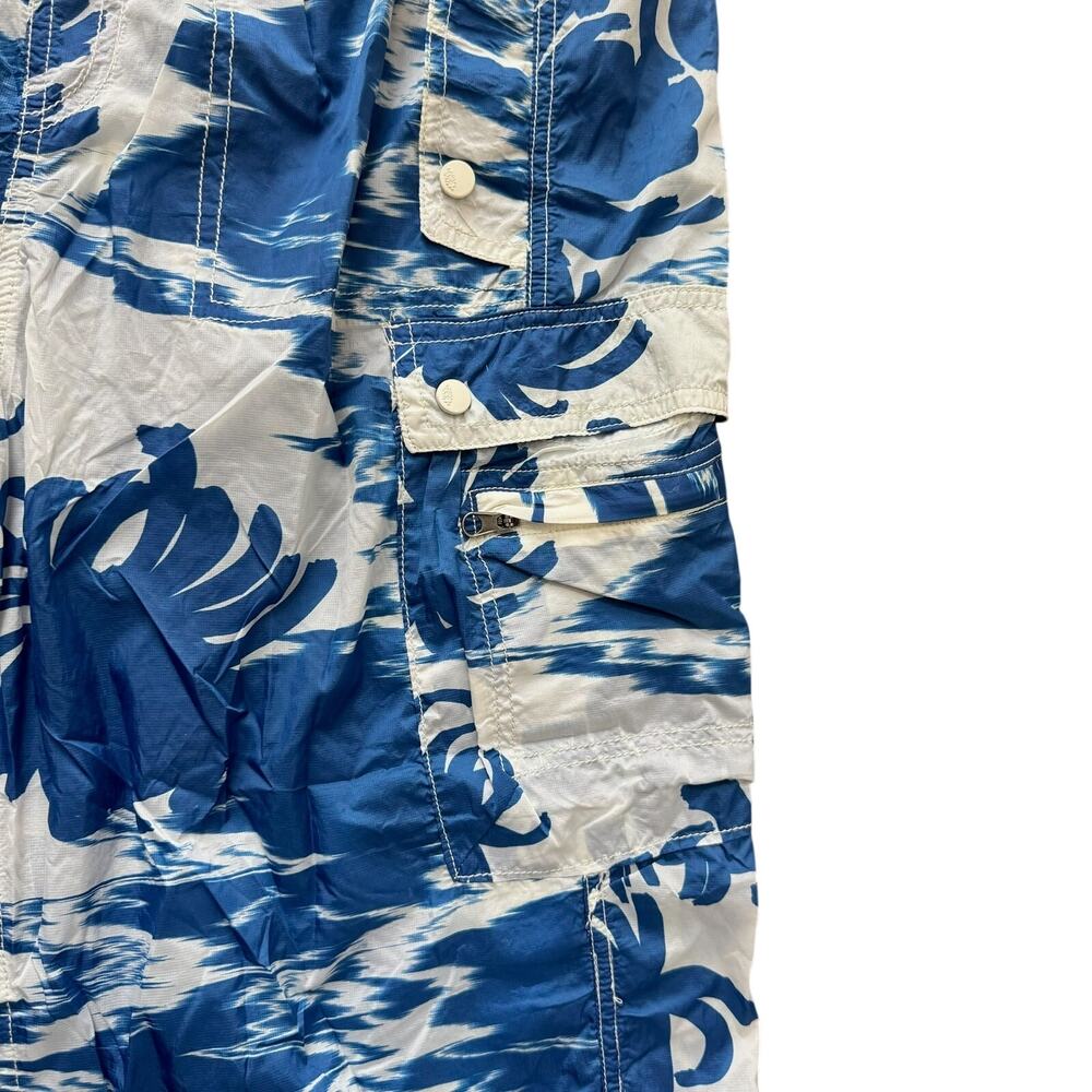 Free People FP Movement Color Burst Hike Pants Floral Blue White Size M - Picture 8 of 8